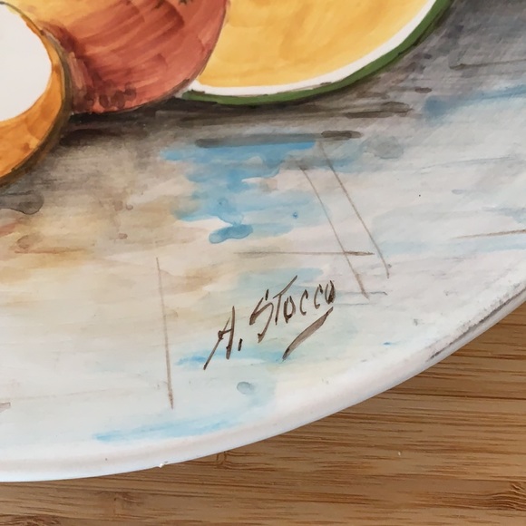 Vintage Capodimonte Plate - Picture 6 of 6